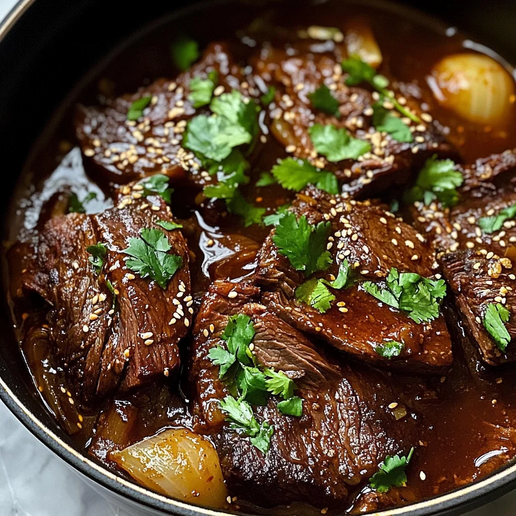 Korean Style Pot Roast