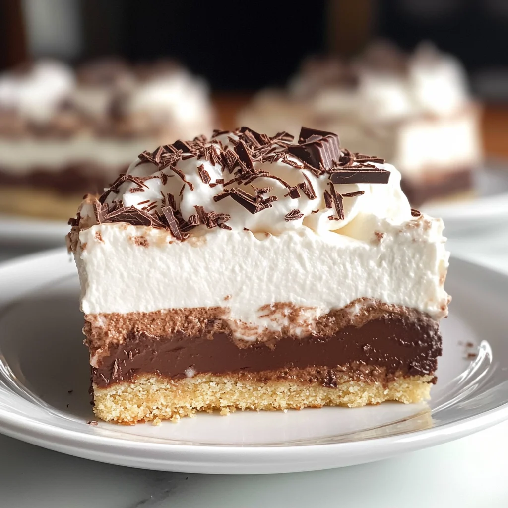 Layered Chocolate Pudding Dessert