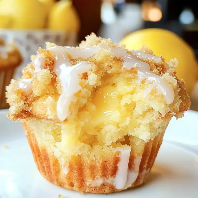 Lemon Curd Muffins
