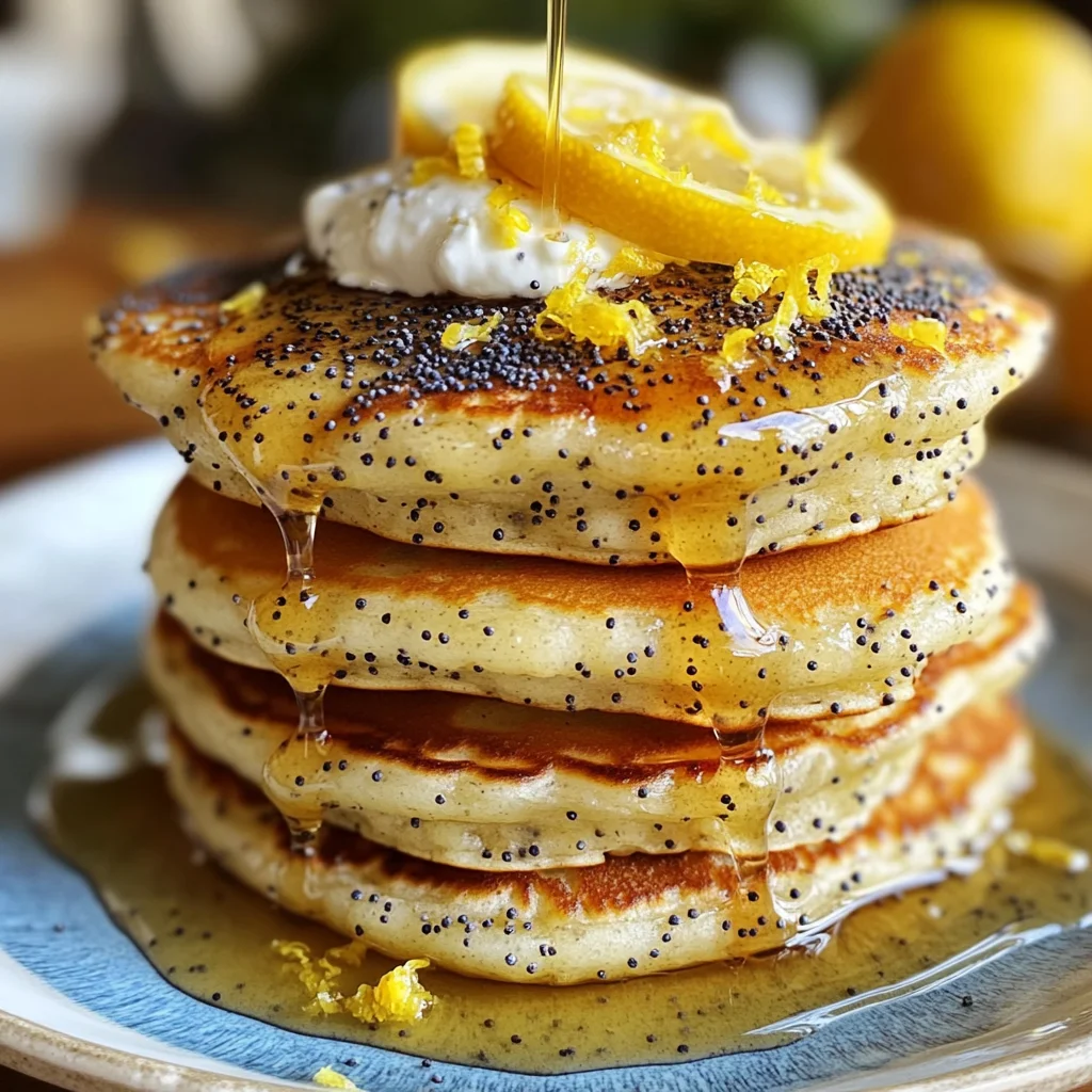 Lemon Poppy Seed Pancakes