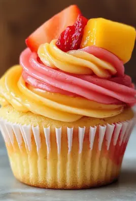 Mango Strawberry Sunset Cupcakes: A Delightful Recipe!