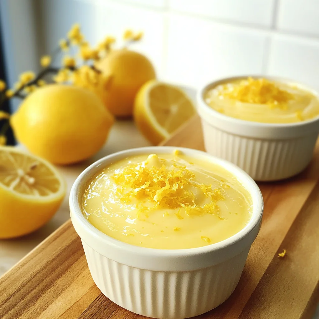 Mary Berry Lemon Pots