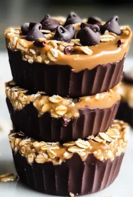 No-Bake Peanut Butter Oat Cups