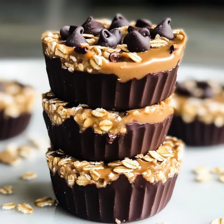 No-Bake Peanut Butter Oat Cups