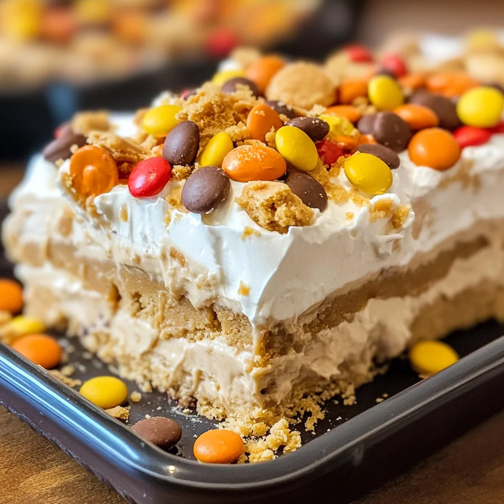 No Bake Peanut Butter Icebox Cake