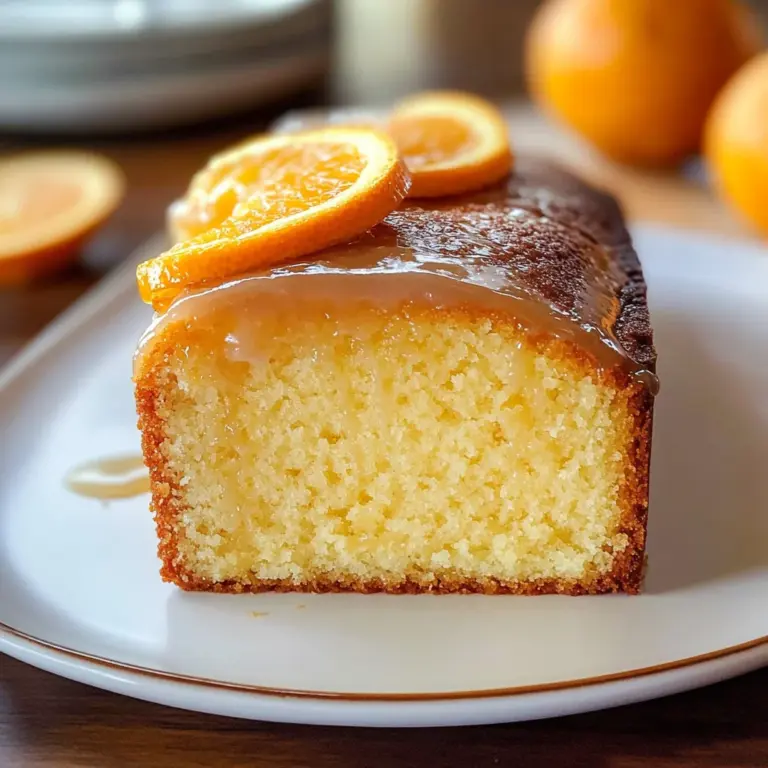 Orange Pound Cake