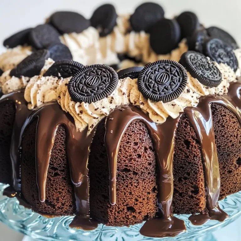 Oreo Bundt Cake