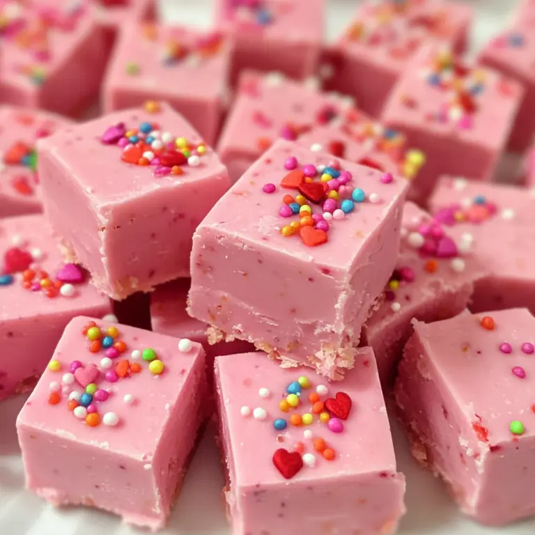 Pink lemonade fudge