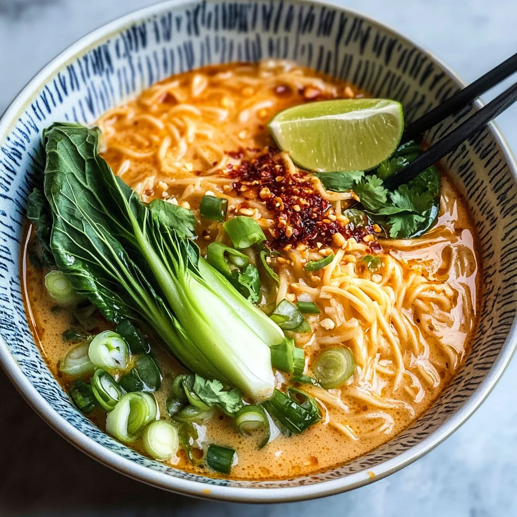 Quick Spicy Coconut Noodles