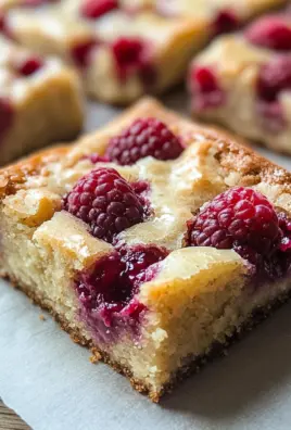 Raspberry White Chocolate Brownies (Blondies)