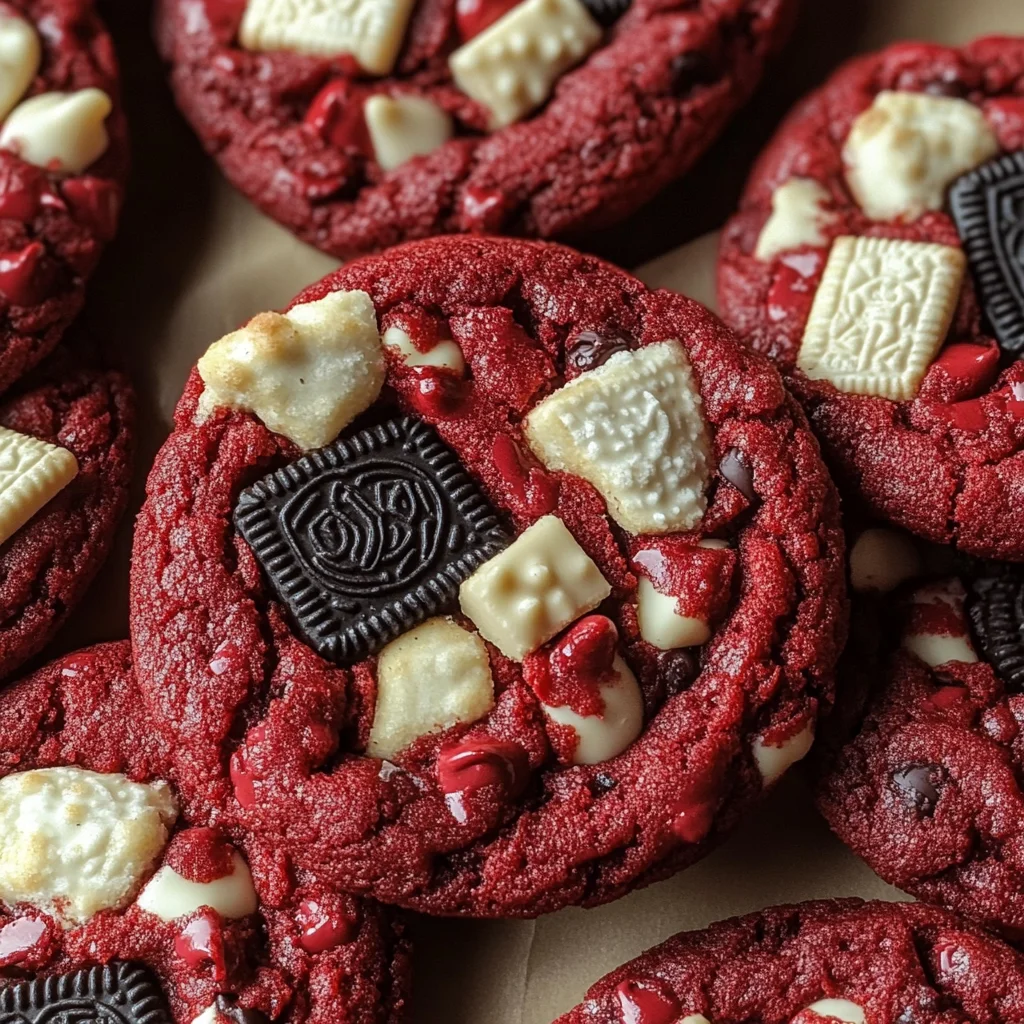 Red Velvet Oreo Cookies