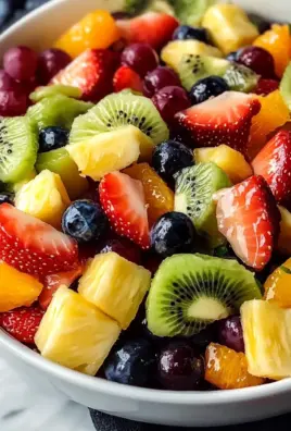 Refreshing Fruit Salad with Honey Lime Dressing