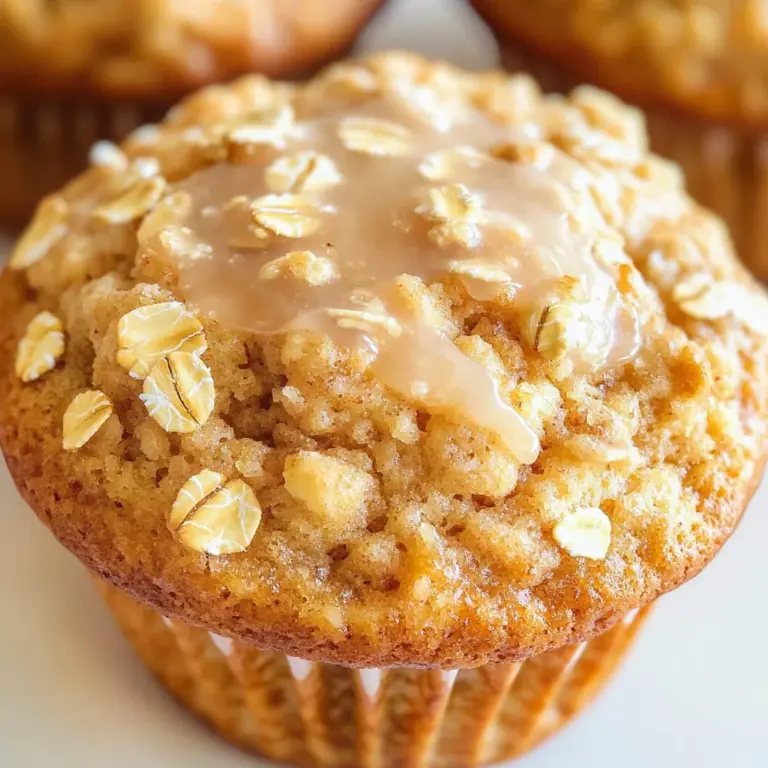 Skinny Oatmeal Brown Sugar Muffins