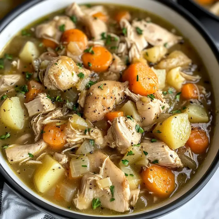 Slow Cooker Chicken Stew