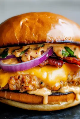 Smash Chicken Burger