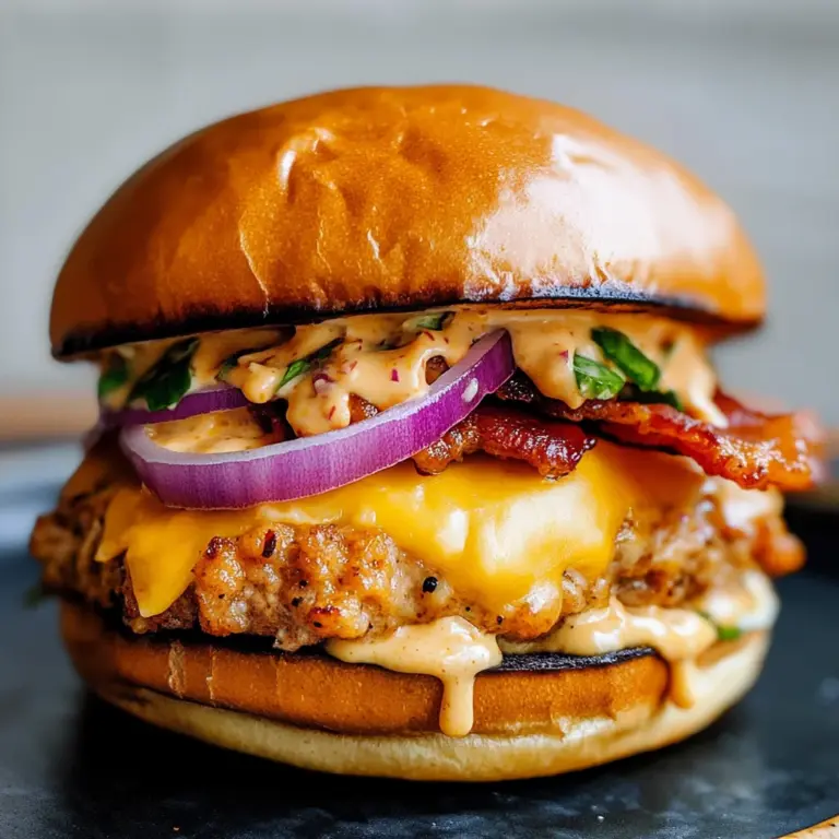 Smash Chicken Burger