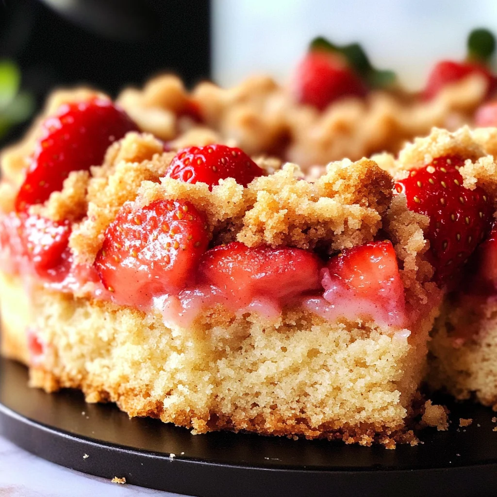 Strawberry Crumb Cake