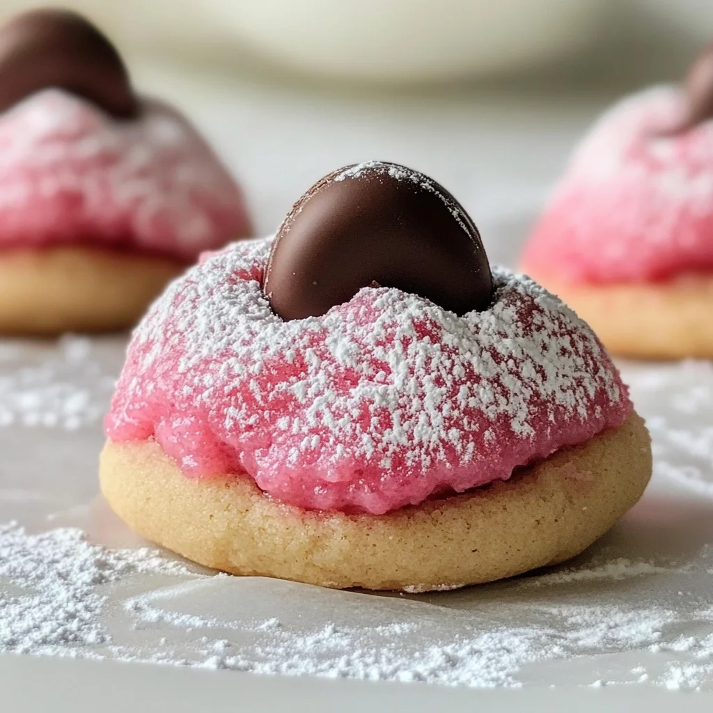 Strawberry Kiss Cookies