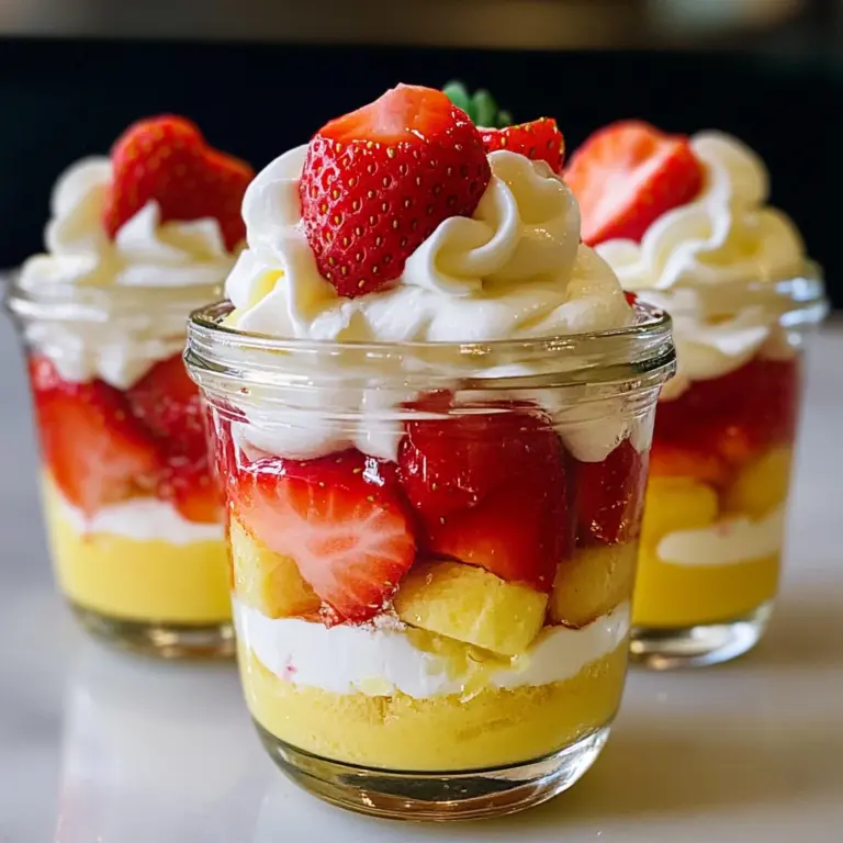 Strawberry Lemon Curd Parfaits