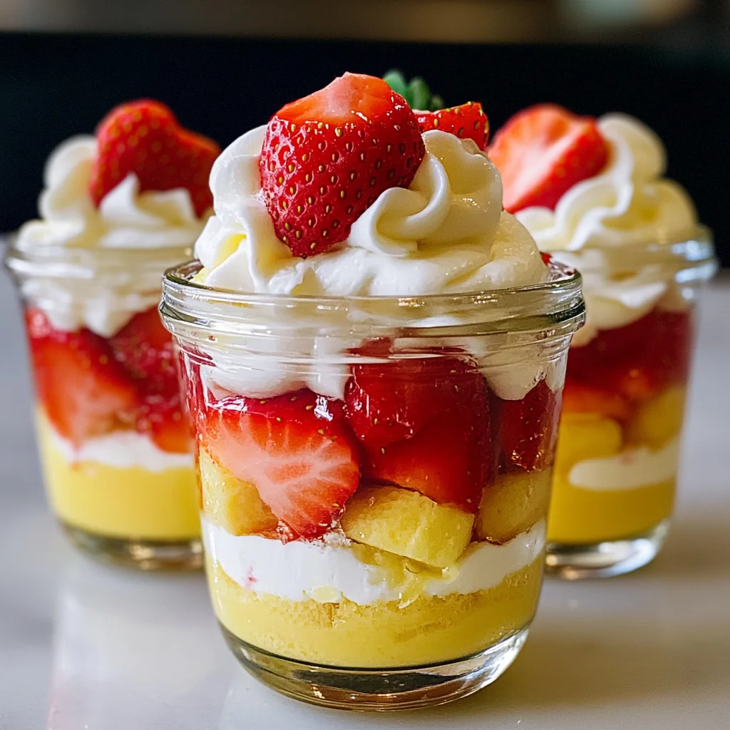 Strawberry Lemon Curd Parfaits
