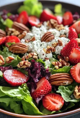 Strawberry Pecan Salad