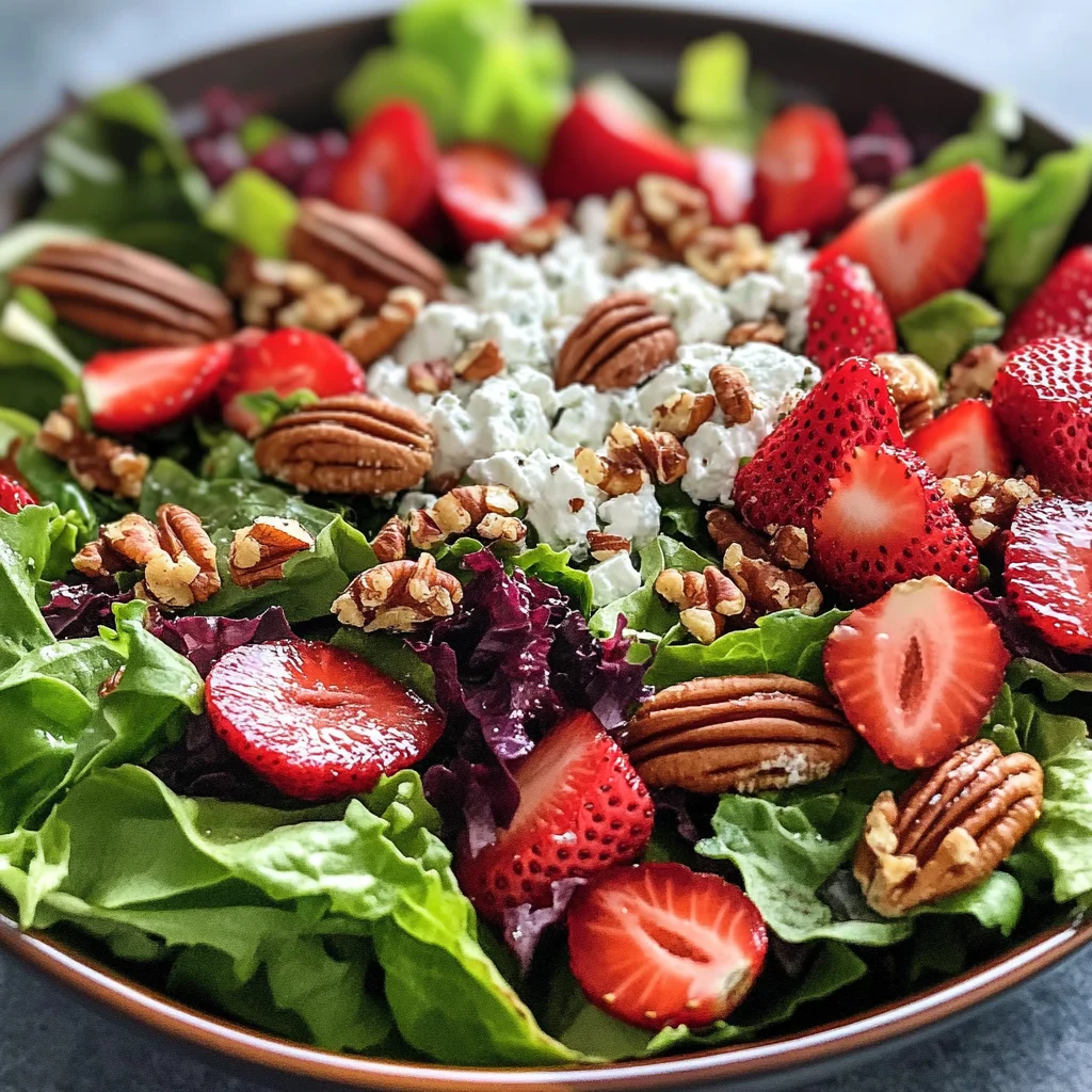 Strawberry Pecan Salad