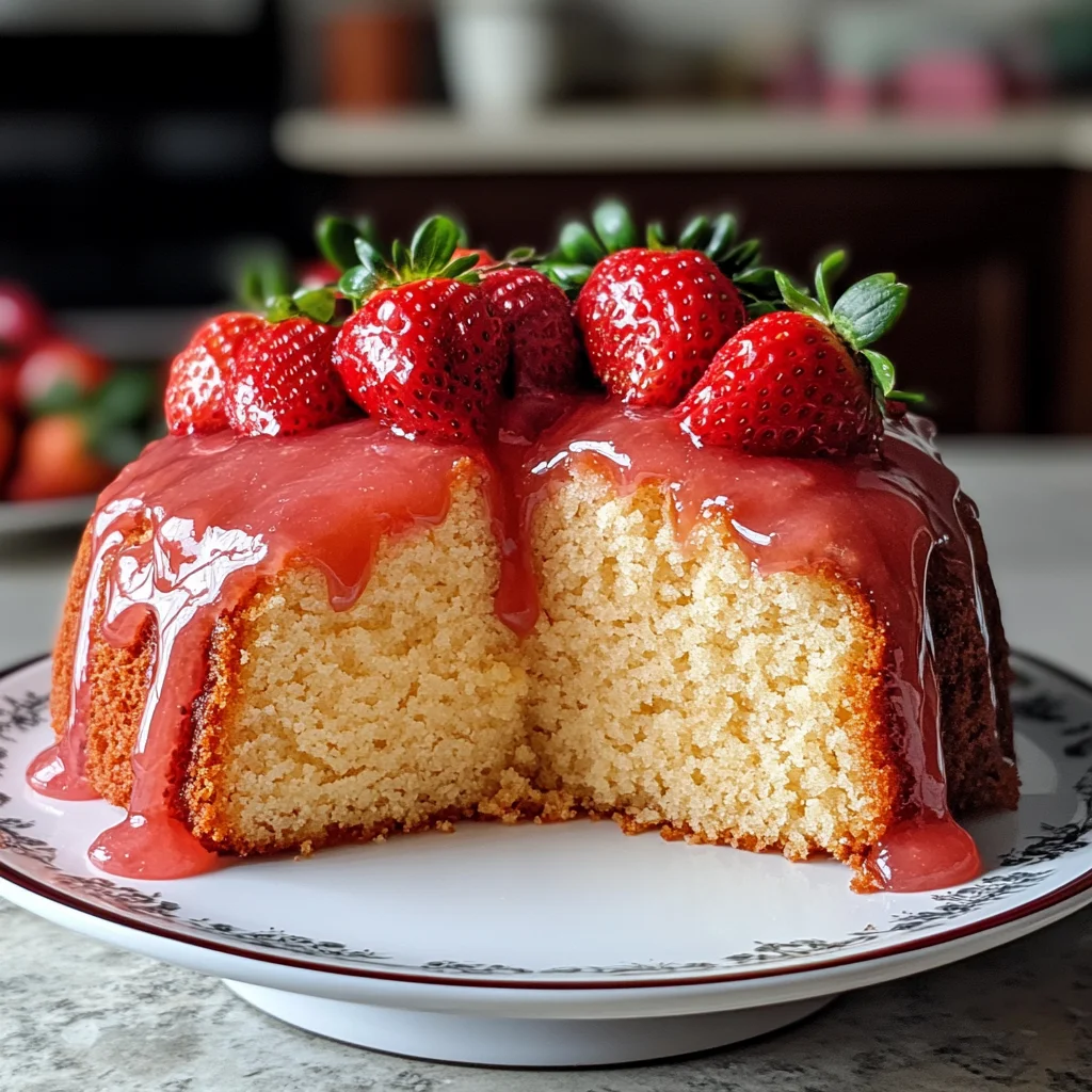 Strawberry Pound Cake Recipe