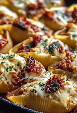 Sun-Dried Tomato and Ricotta Stuffed Shells