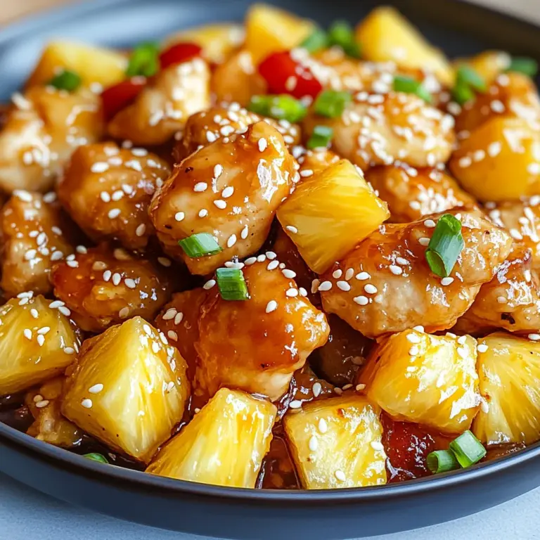 Sweet and Tangy Pineapple Chicken