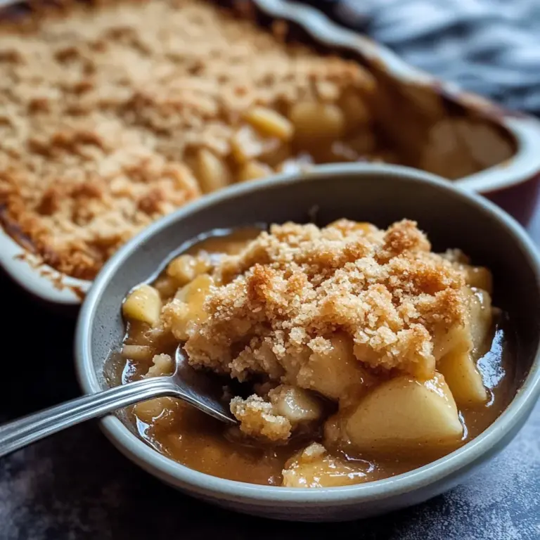 Toffee Apple Crumble