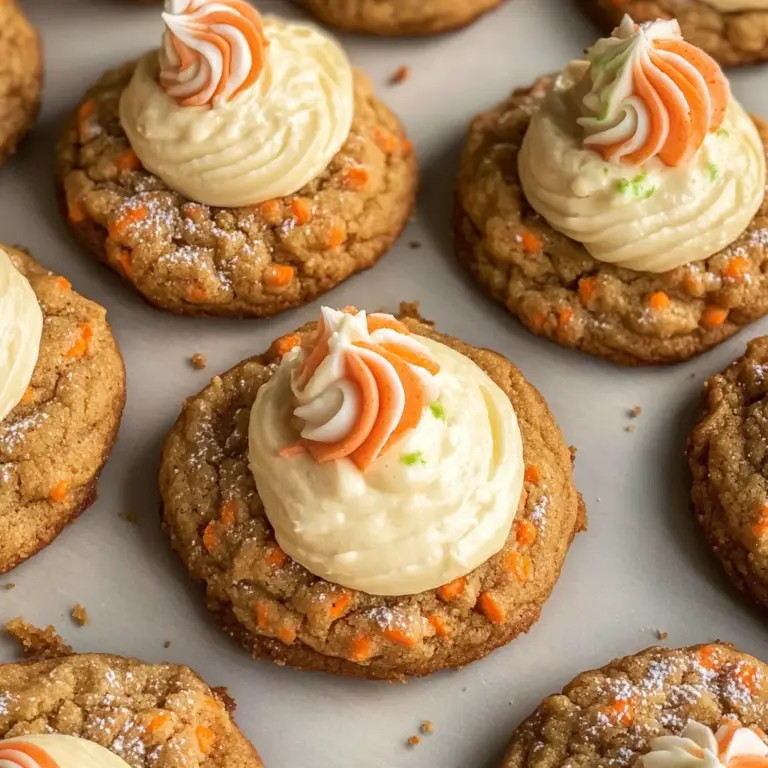 Vegan Carrot Cake Cookies