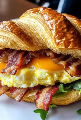Breakfast Croissant Sandwich Recipe