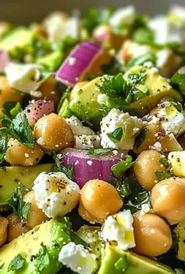 Chickpea Avocado Salad