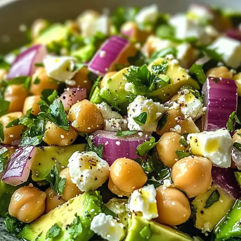 Chickpea Avocado Salad