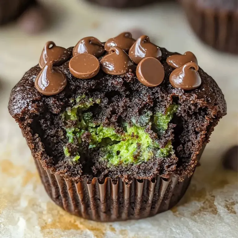 Chocolate Spinach Muffins
