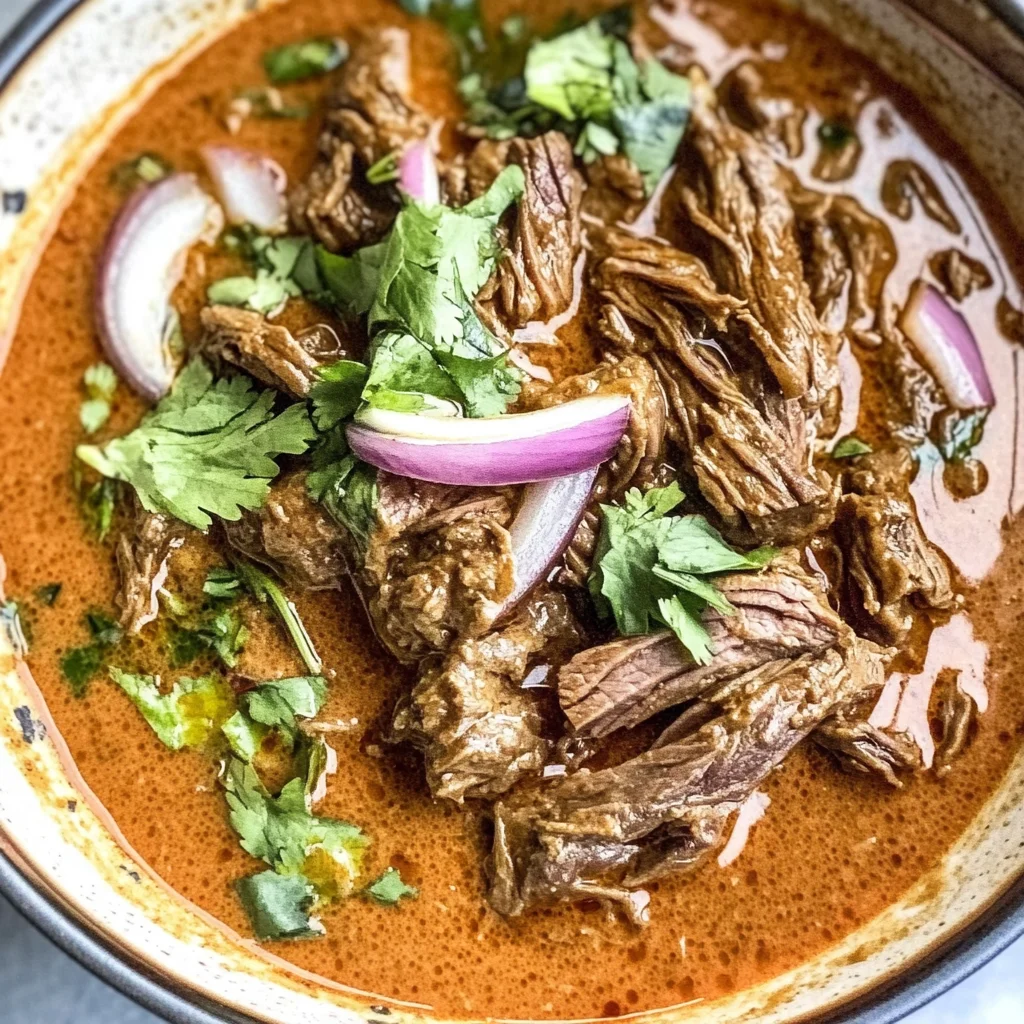 Coconut Red Curry Drip Beef