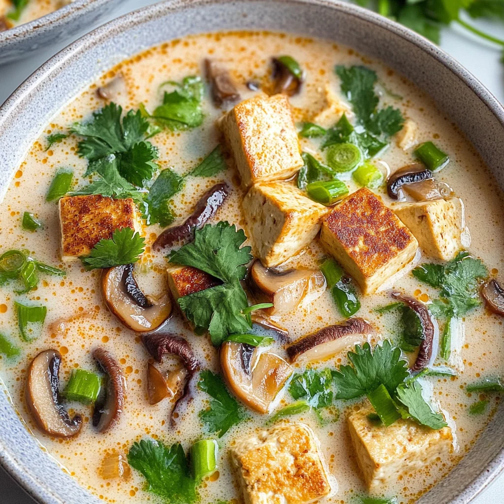 Coconut Tofu Soup