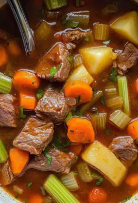 Crockpot Vegetable Beef Soup (full of flavor!)