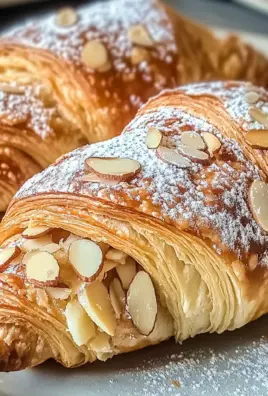 Delicious Almond Croissant Recipe with Sweet Almond Filling