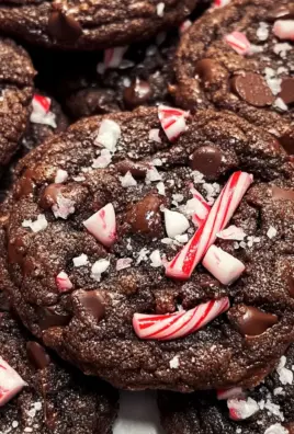 Double Chocolate Peppermint Cookies