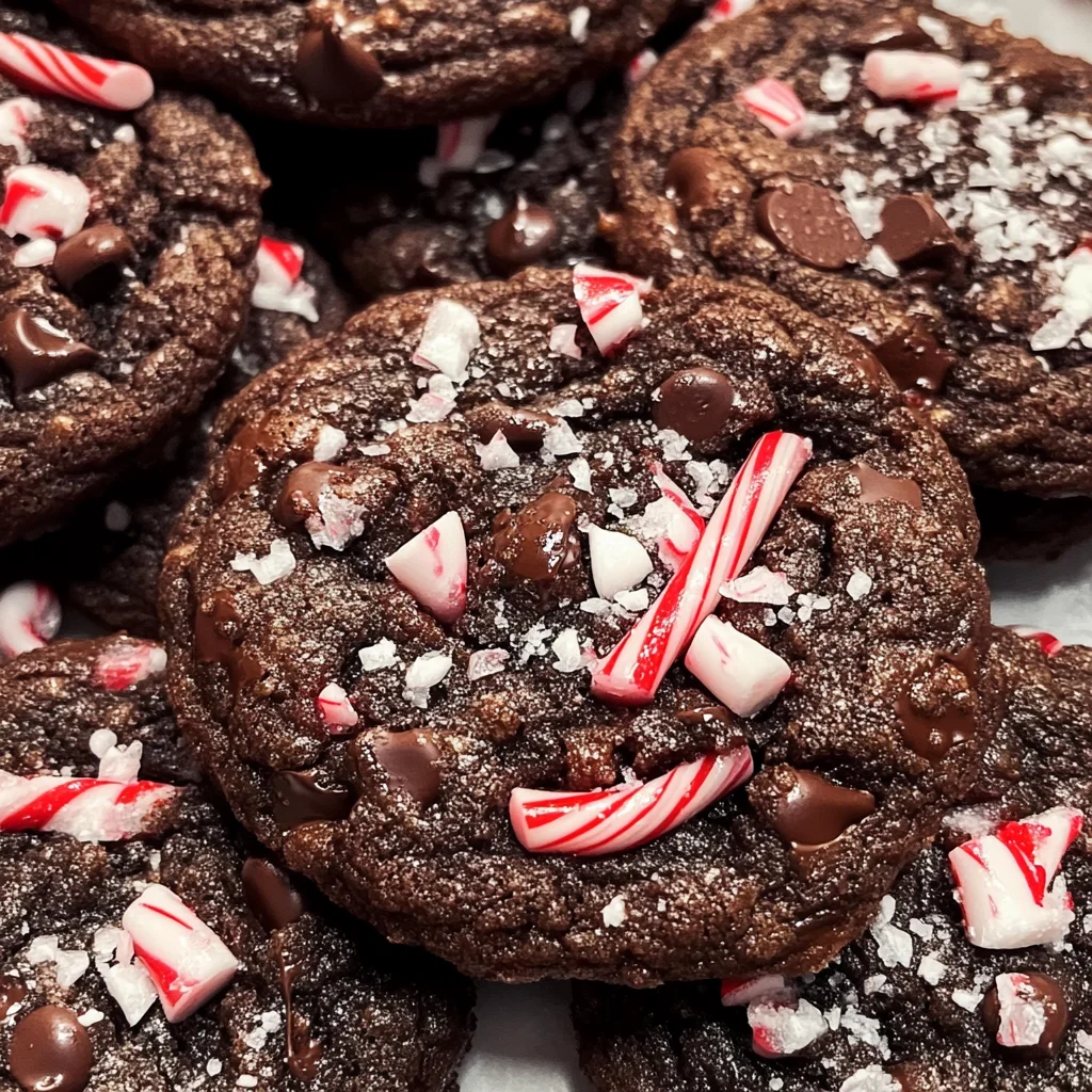 Double Chocolate Peppermint Cookies