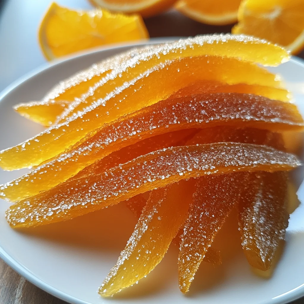 Easy Candied Orange Peel