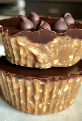 Easy Peanut Butter Protein Oatmeal Cups