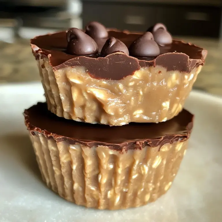 Easy Peanut Butter Protein Oatmeal Cups
