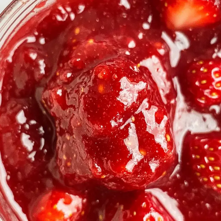 Easy Strawberry Compote