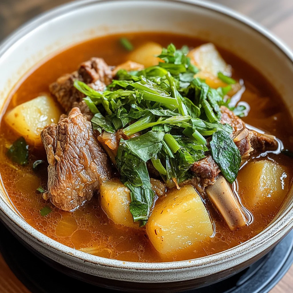 Gamjatang (beef Bone Soup)
