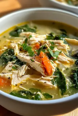 Greek Lemon Chicken Soup