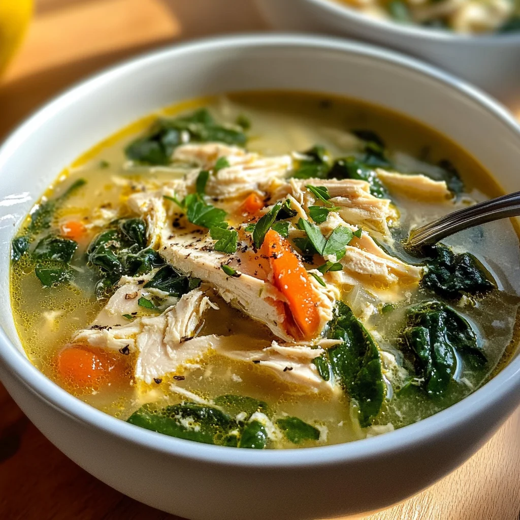 Greek Lemon Chicken Soup