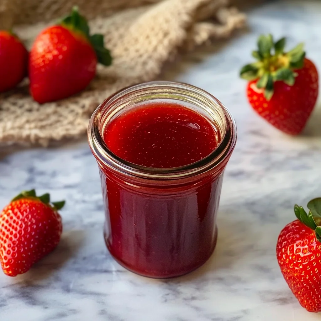 Homemade Strawberry Syrup Recipe