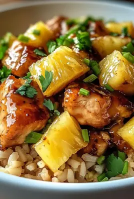 Honey Garlic Pineapple Chicken Bowl: A Tropical Delight!